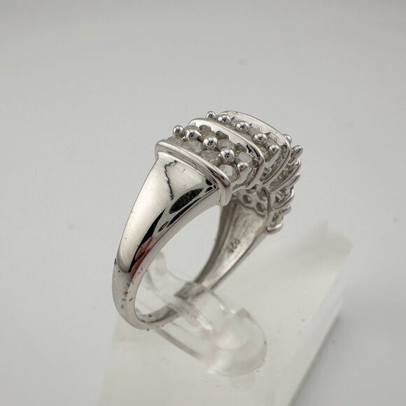 Elegant Channel Set 1 carat Natural Diamond Anniversary Ring Size 7 - Picture 12 of 16